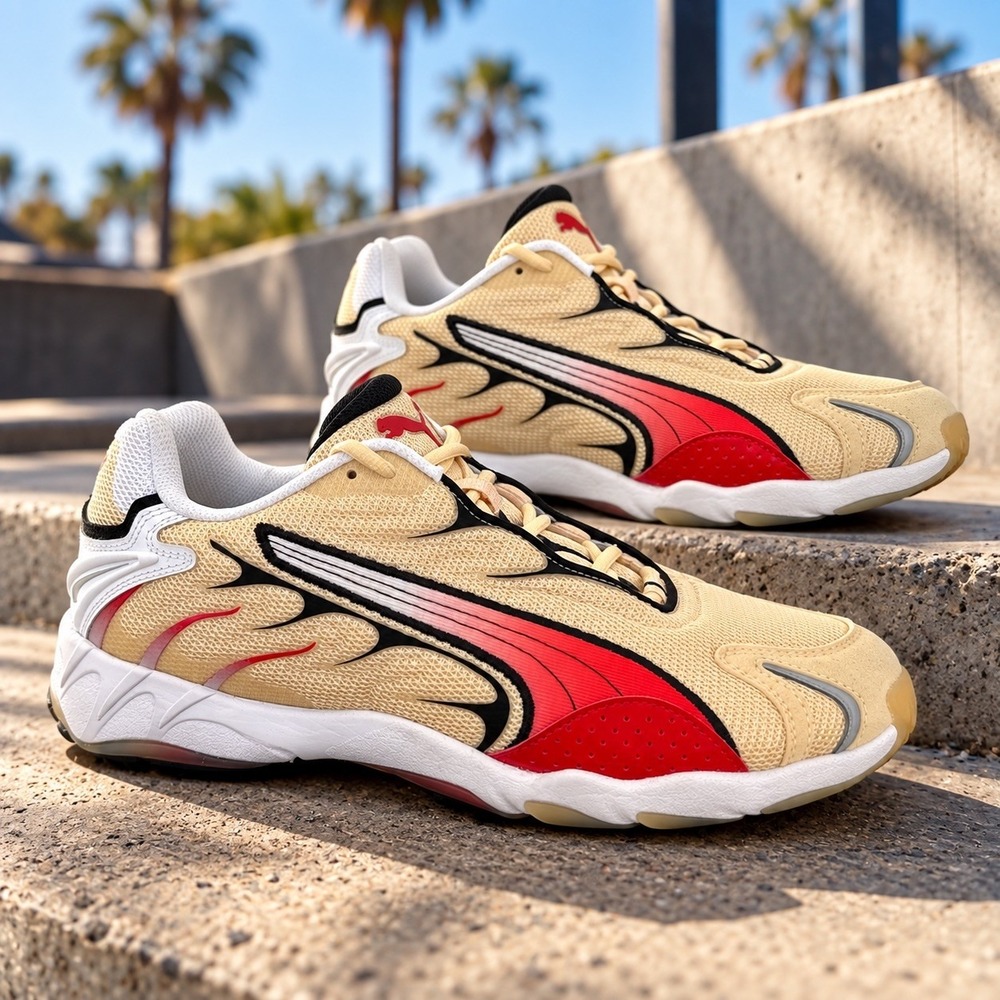 Puma x A$AP Rocky Inhale OG Summer Melon Sneakers Men's sz 9 Flames New no Box
